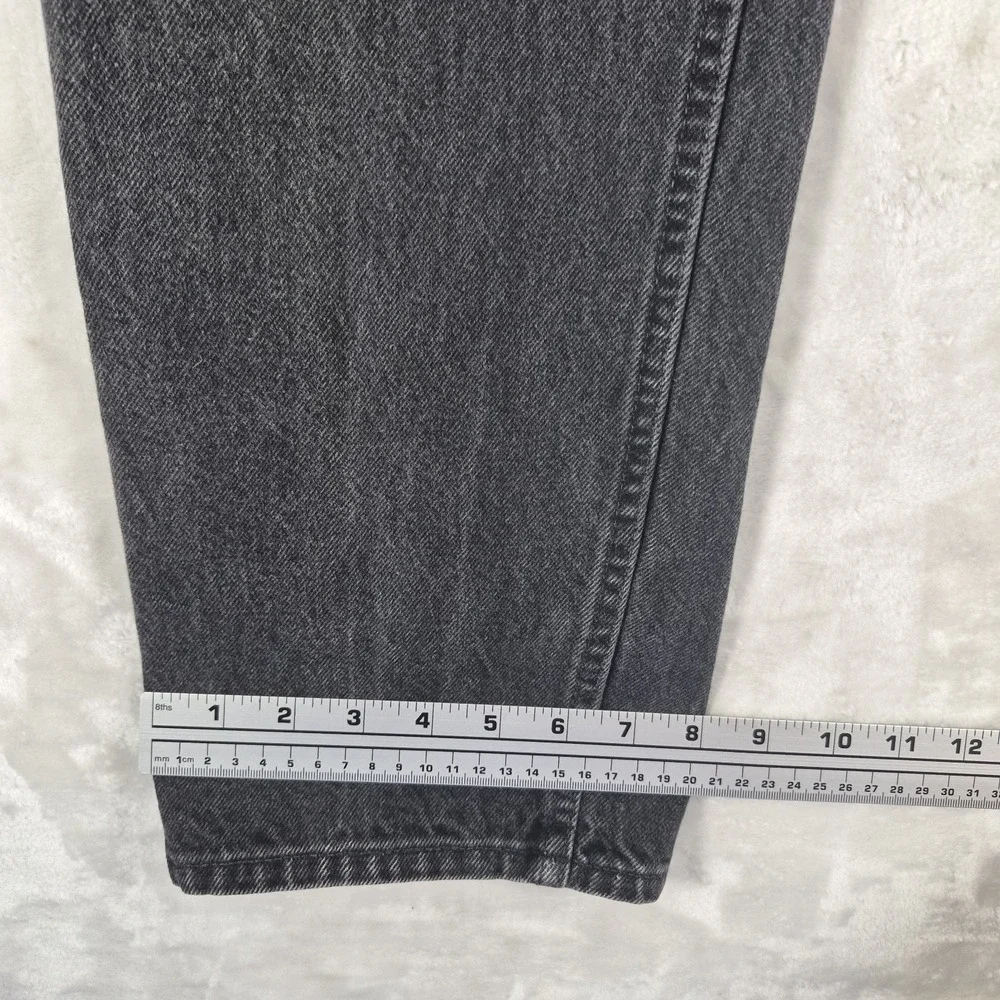 Vintage Levi's 505 Jeans Men's 36x30 (34x30) Black Regular Fit Straight Leg 90s